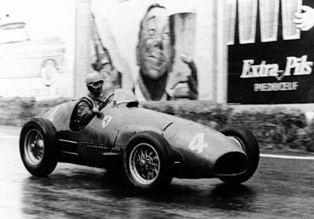Alberto Ascari im Ferrari