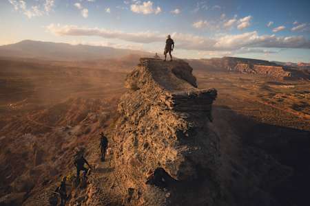 The 2023 Red Bull Rampage venue in Virgin, Utah, USA, as seen on October 11, 2023.