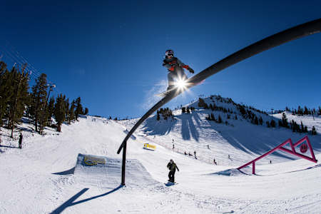 Hailey Langland at the 2022 Toyota US Grand Prix in Mammoth Mountain