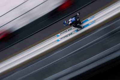 Sara Takanashi takes the plunge ski jumping.