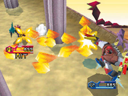 ロボット同士を戦わせることができる