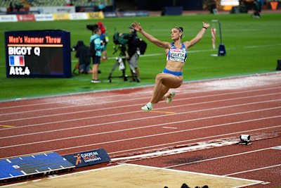 Ivana Vuleta at the European Championships in Munich, Germany