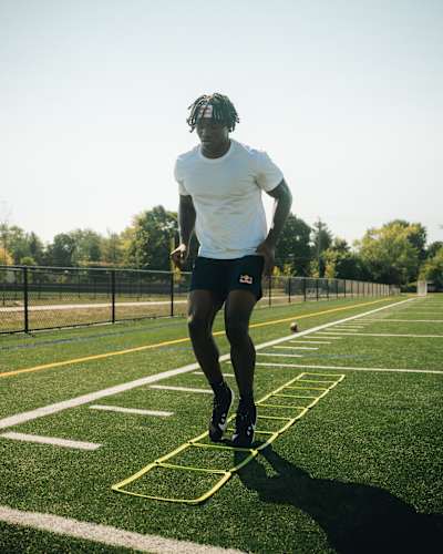 Jeremiah Smith trains in Columbus, Ohio