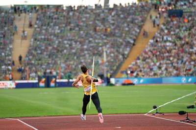 Niklas Kaul at the 2022 European Championships in Munich, Germany