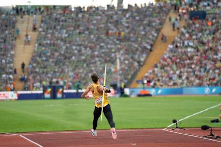 Niklas Kaul at the 2022 European Championships in Munich, Germany