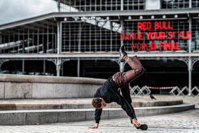 Kriss from Czech Republic poses for a portrait at la Grande Halle de la Villette a day prior to the Red Bull Dance Your Style World Final in Paris, France on October 11, 2019 