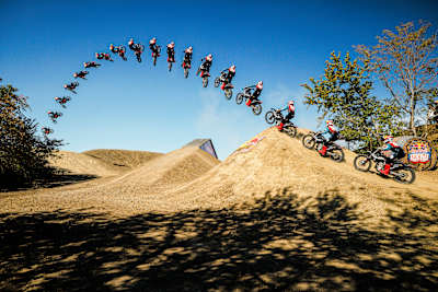 Tyler Bereman performt bei Red Bull Imagination 2023. 