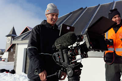 Nico Porteous pictured during the filming of Blank Canvas at Cardrona near Wanaka, New Zealand on September 23, 2021.