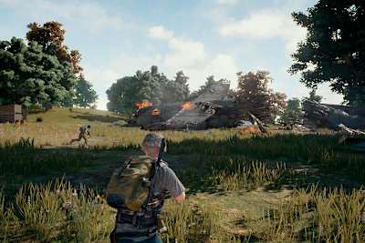 A screenshot from a PUBG game.