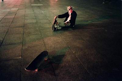 The sporty aspects of skating like stretching once were anathema to skaters who tended to warm up for skating by skating gently and building up.