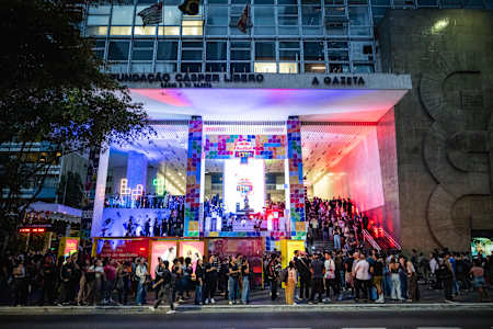 A view of the Red Bull Tetris® National Final in São Paulo, Brazil on November 13, 2025.