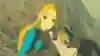 Princess Zelda and a faithful friend in Breath Of The Wild.