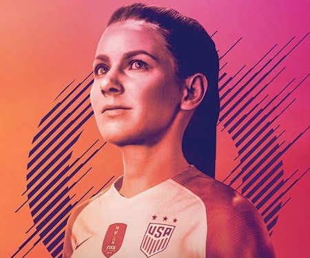 You can play as Kim Hunter in FIFA 18