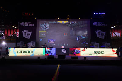 Participants perform at Red Bull Campus Clutch in Lucca, Italy, on November 03, 2023.