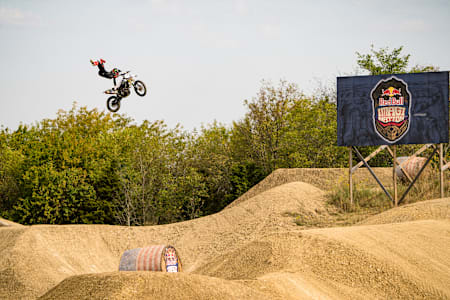 Vicki Golden hits a jump at Red Bull Imagination 2023 in Fort Scott, Kansas