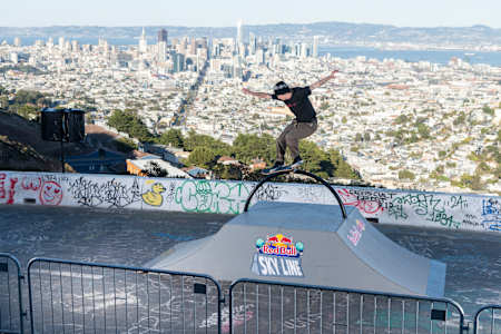 Red Bull Sky Line in San Francisco, California, USA on October 18, 2024. 