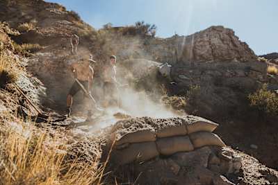 The crew honing step down number three of five