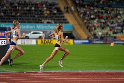 Konstanze Klosterhalfen at the European Championships in Germany in 2022