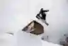 Grace Henderson hits a box at Red Bull Cascade 2023 in Winter Park, Colorado, USA.