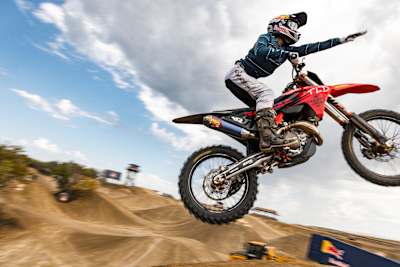 Kelana Humphrey in Action bei Red Bull Imagination 2023. 