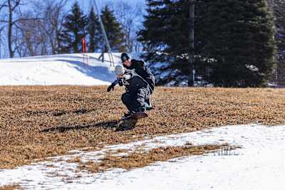 Maggie Leon and Brantley Mullins at Seven Springs at Red Bull Slide in Tour