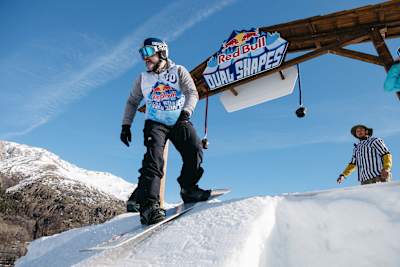 Participant performs at the Red Bull Dual Shapes in France