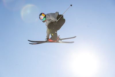 Luke Harrold performs at Cardrona Alpine resort near Wanaka, New Zealand on August 13, 2025. 