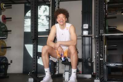 Trent Perry training at Red Bull APC