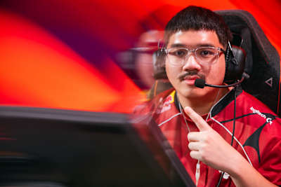 A photo of G2 Esports' Alexander 'jawgemo' Mor at VCT Americas 2026 Stage 2 Playoffs Day 4 at Riot Games Arena in Los Angeles, CA on August 30, 2026 