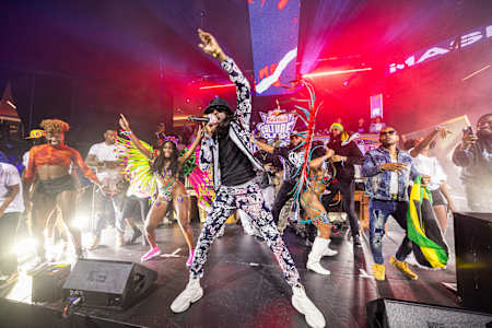 Mashup Sessions performs during Red Bull Culture Clash in Atlanta, Georgia 