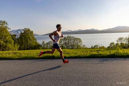 Midnight Sun in Norway starts at 8.30pm and most runners arrive back around 12am in golden sunshine