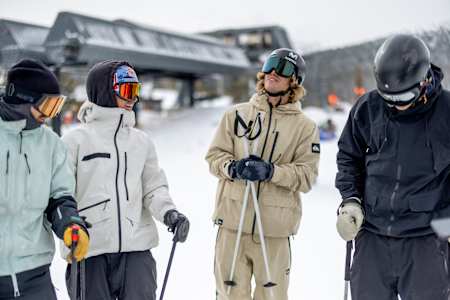 Competitors at Red Bull Cascade in Winter Park, CO