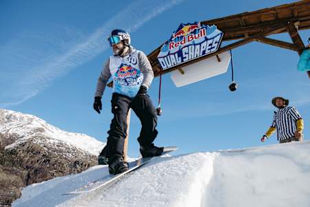 Participant performs at the Red Bull Dual Shapes in France