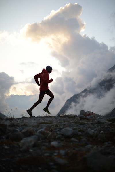 Kieren D'Souza trains in Kullu Valley in the Himalayan mountain range in the Indian state of Himachal Pradesh.