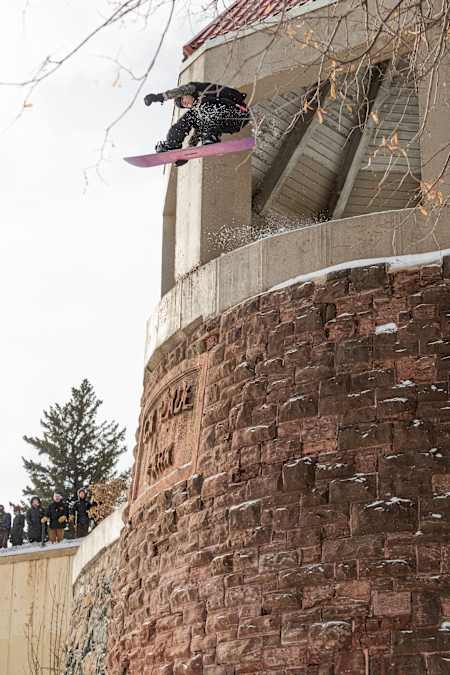 Maggie Leon drops into zone one at Red Bull Heavy Metal 2022