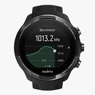 The 9 Baro uses barometric readings and GPS to give precise altitude data