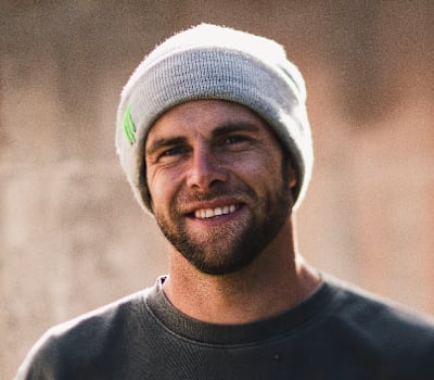 Retrato del rider Cam Zink.
