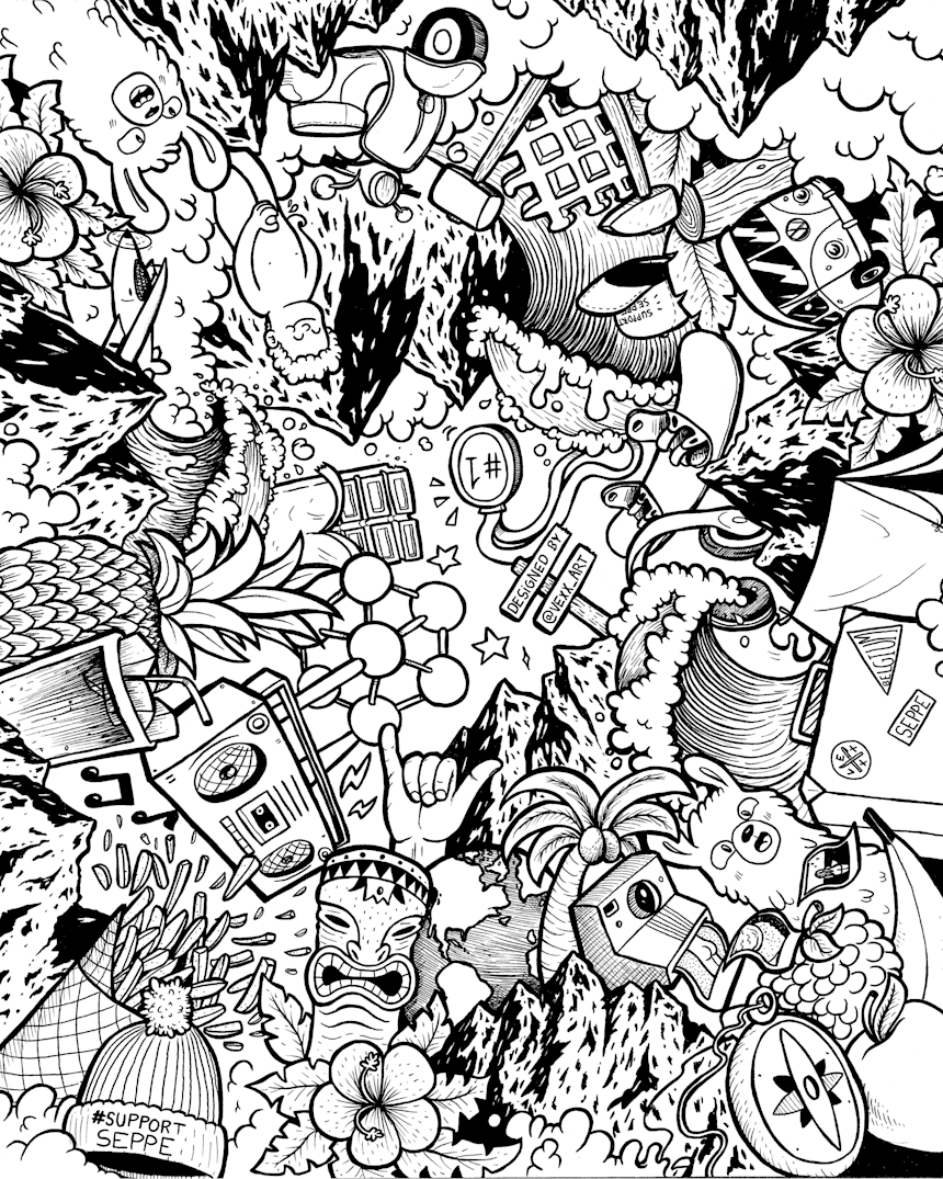 Design Vexx Seppe Smits Xem thêm ý tưởng về nghệ thuật doodle, vẽ nguệch ngoạc và nghệ thuật. design vexx seppe smits