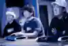 Gachikun, Daigo and Bonchan test Street Fighter 6 for Red Bull Levels: Street Fighter 6 - Capcom at the Red Bull Gaming Sphere in Tokyo, Japan, on January 25, 2023.