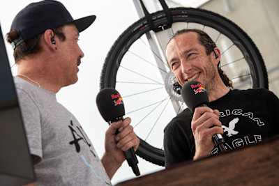 Bart Brentjens durante la Copa del Mundo de XC UCI en Nové Město na Moravě, República Checa, el 26 de mayo de 2019.