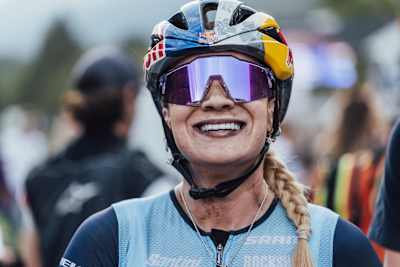 Evie Richards at UCI XCC World Cup in Val di Sole, Italy on September 02, 2022