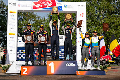 Taylor Gill previously finished second in Croatia in the FIA Junior WRC