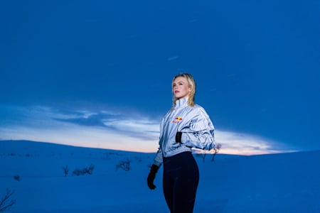 Finnish figure skater Emmi Peltonen.