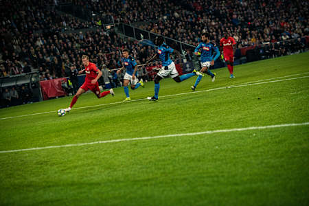 UEFA Champions League match against FC Red Bull Salzburg and SSC Neapel