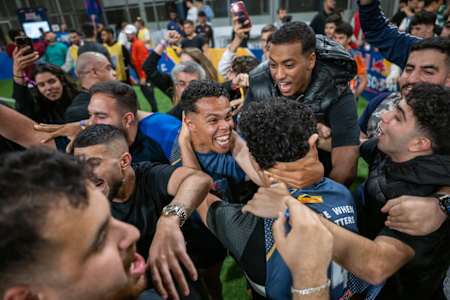 A Battle of Football Skills in Red Bull Four 2 Score Kuwait