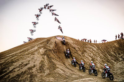 Tyler Bereman hits a jump at Red Bull Imagination 2023
