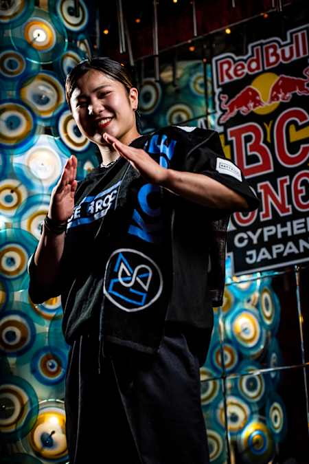 Yuika poses for a portrait at the Red Bull BC One Cypher in Osaka, Japan, on September 24, 2021.