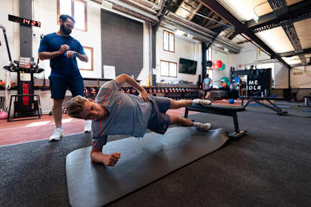 Cam Green is seen during his visit to the Red Bull Athlete Performance Center APC in Thalgau, Austria, on July 29, 2024.