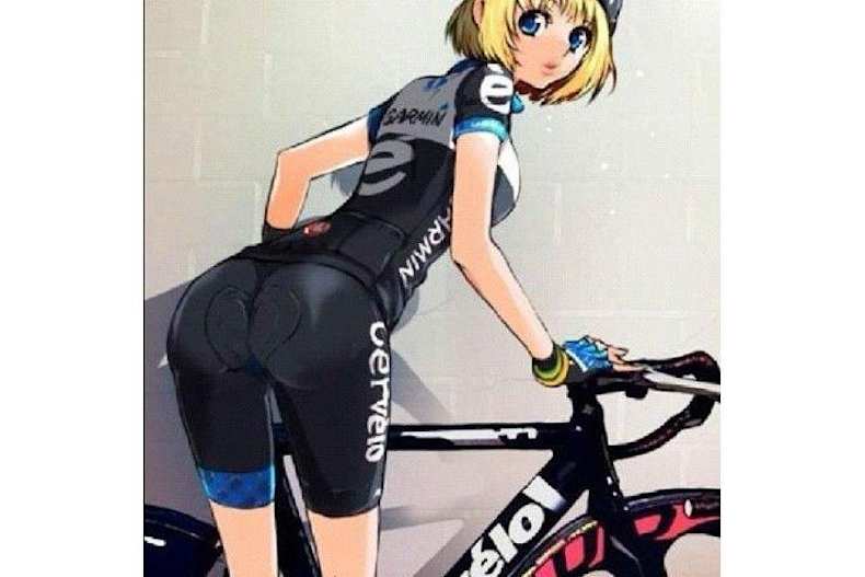 Ragazze Manga In Bicicletta Ciclismo Anime E Hentai