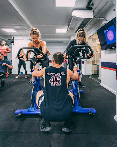 Trainers are on hand in F45 classes to motivate and correct form